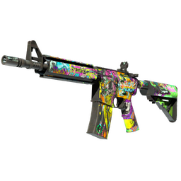 StatTrak™ M4A4 | In Living Color (Battle-Scarred)