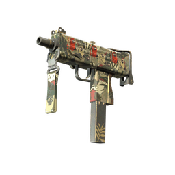 MAC-10 | Monkeyflage (Well-Worn)