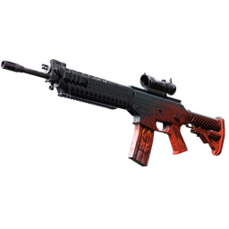 StatTrak™ SG 553 | Darkwing (Minimal Wear)