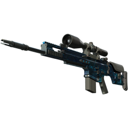StatTrak™ SCAR-20 | Grotto (Battle-Scarred)