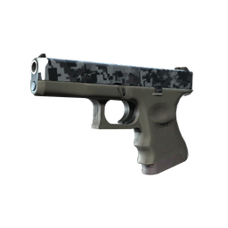 Glock-18 | Steel Disruption (Minimal Wear)