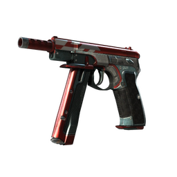 CZ75-Auto | Red Astor (Minimal Wear)