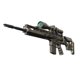 StatTrak™ SCAR-20 | Caged (Field-Tested)