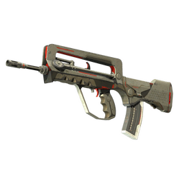 StatTrak™ FAMAS | Mecha Industries (Battle-Scarred)