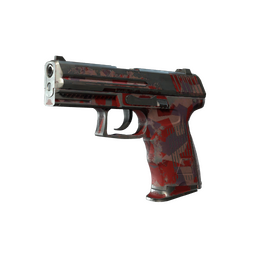 StatTrak™ P2000 | Red FragCam (Battle-Scarred)