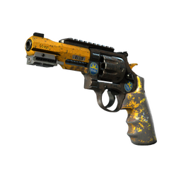 StatTrak™ R8 Revolver | Banana Cannon (Battle-Scarred)