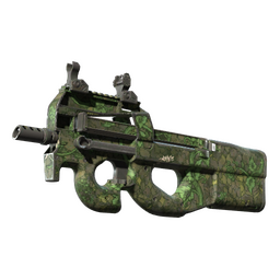 Souvenir P90 | Verdant Growth (Well-Worn)