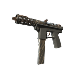 Tec-9 | Tiger Stencil (Well-Worn)