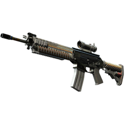 SG 553 | Aerial (Battle-Scarred)