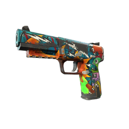 StatTrak™ Five-SeveN | Angry Mob (Battle-Scarred)