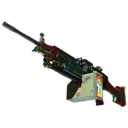 StatTrak™ M249 | Nebula Crusader (Battle-Scarred)