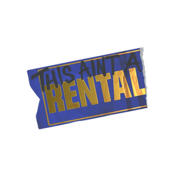 Sticker | Ain't A Rental (Foil)